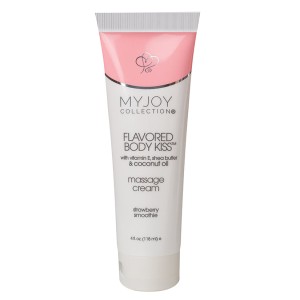 Flavored Body Kiss Cream-strawberry 4oz
