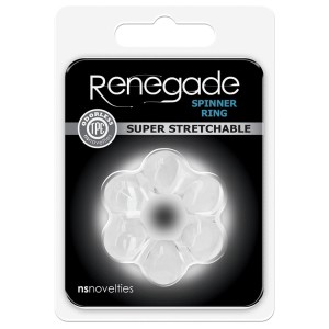 Renegade Spinner Ring-clear