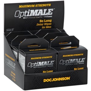 Optimale So Long Delay Wipes For Men 6 Pack Display
