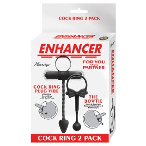 Enhancer Cockring 2 Pack-black