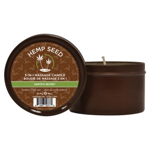 Earthly Body Holiday Christmas Candle-santas Secret 6oz