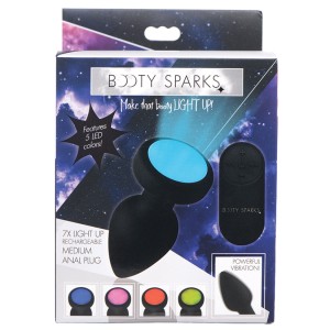 Booty Sparks 7x Light Up Rechargeable Anal Plug-medium