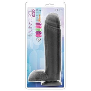 Au Naturel Bold Huge Dildo-black 10.5