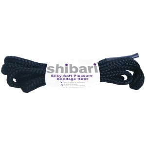 Shibari Silky Soft Bondage Rope-black 5m