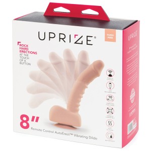 Uprize Remote Control Rising Realistic Dildo-pink Flesh 8