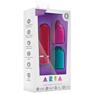 Aria Vivacity Rechargeable Bullet Kit Cerise