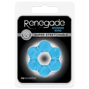 Renegade Spinner Ring-blue