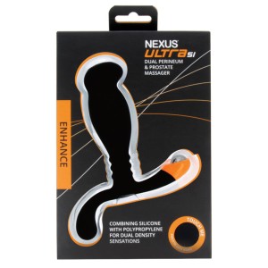 Ultra Si Prostate Massager-black/orange