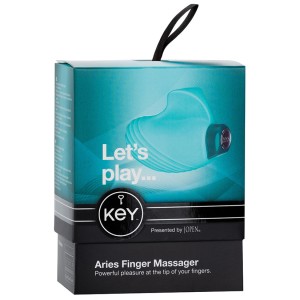 Key By Jopen Aries Finger Massager-blue