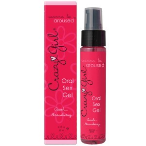 Crazy Girl Oral Sex Gel-strawberry 2.2oz