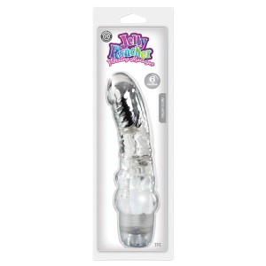 Jelly Rancher 6 Vibrating Massager Clear