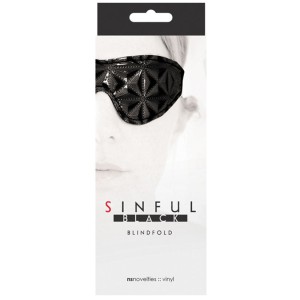 Sinful Blindfold Black