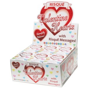Risqu√© Valentines Day Heart Candy Display Of 24