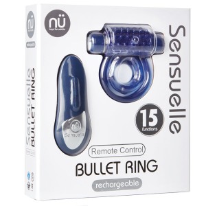 Sensuelle Bullet Ring-blue