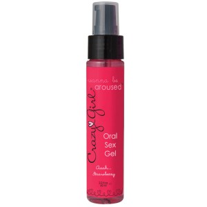 Crazy Girl Oral Sex Gel-strawberry 2.2oz (bulk)