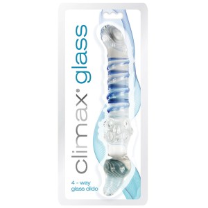 Climax Glass 4-way Glass Dildo