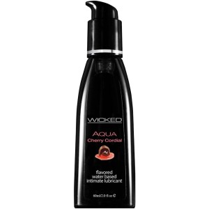 Aqua Cherry Cordial Water Based Lubricant 2 Oz.