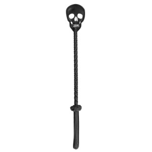 Ouch Skulls & Bones Crop With Skulls-black