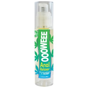 Oooweee Anal Relaxer Silicone Lubricant Plus Hemp 1.7 Fl. Oz. / 50 Ml