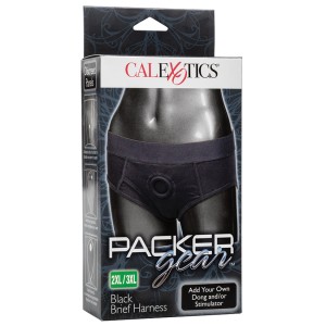 Packer Gear Black Brief Harness 2xl/3xl
