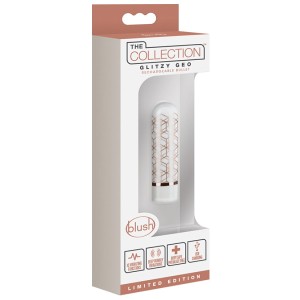 The Collection Glitzy Geo Rechargeable Bullet-rose Gold
