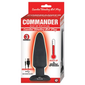 Commander Essential Vibrating Hot Plug-black