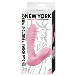 Vibes Of New York Bunny Massager-pink 6.5