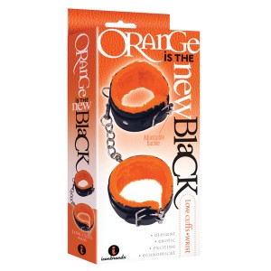 The 9s Orange Is The New Black Love Cuffs Wrist Black