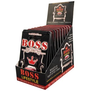 Boss Male Enhancer Pill Display Of 20