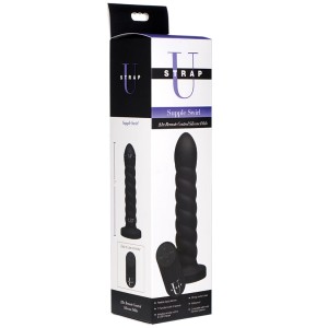 Strap U Supple Swirl 21x Remote Control Silicone Dildo