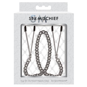 Sex And Mischief Tug On My Heart Nipple Clips