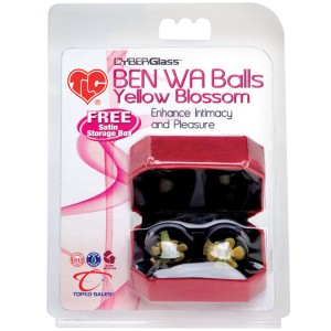 Tlc Cyberglass Ben Wa Balls Yellow Blossom