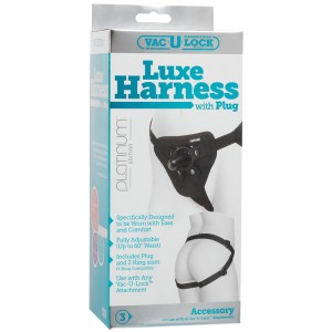 Vac-u-lock Platinum Edition Luxe Harness Black