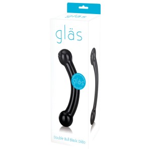 Double Bull Black Dildo
