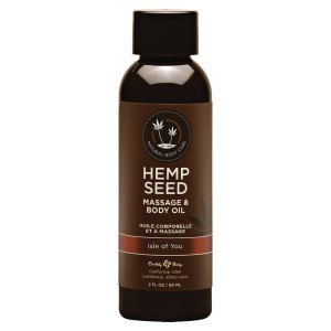 Earthly Body Hemp Seed Massage Oil-isle Of You 2oz