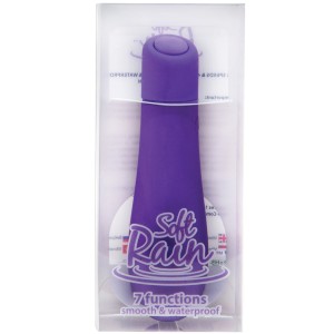 Soft Rain Power Bullet 3 Inch Breeze Coated 7  Function Lavender