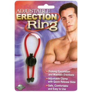 Soft Rubber Erection Ring Red