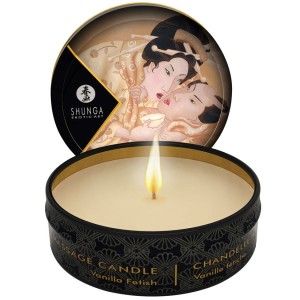 Shunga Mini Massage Candle-vanilla Fetish 1oz