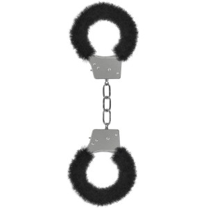 Beginners Furry Handcuffs Black