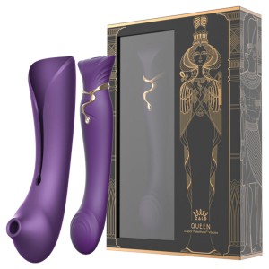 Zalo Queen Set G-spot Pulse Wave-twilight Purple