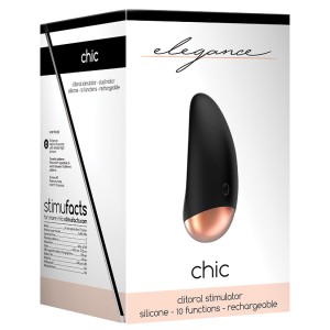 Elegance Chic Clitoral Stimulator-black