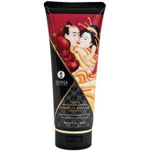 Kissable Massage Cream Sparkling Strawberry  Wine 7 Fl. Oz. / 200 Ml