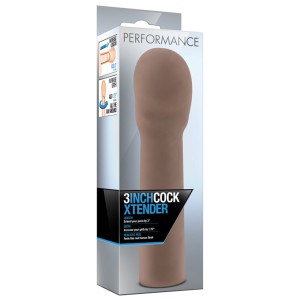 Performance 3 Inch Cock Extender Brown