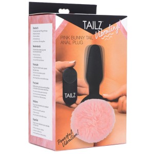 Tailz Vibrating Bunny Tail-pink