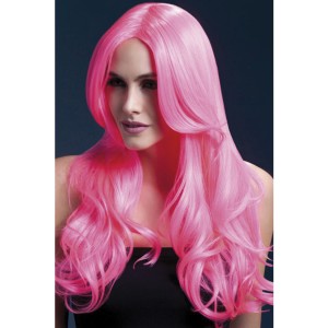 Khloe Wig Neon Pink