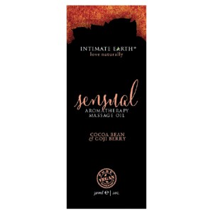 Intimate Earth Aromatherapy Oil Sensual-cocoa Bean Goji 1oz Foil