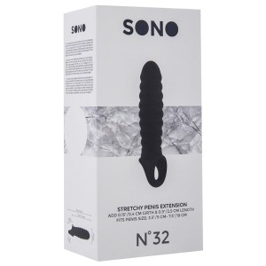 Sono No.32 Stretchy Penis Extension-black