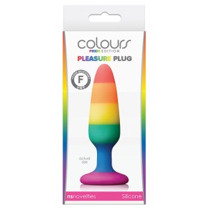 Colours Pride Edition Pleasure Plug-rainbow Small
