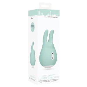 Loveline Love Bunny Clitoral Stimulator-green