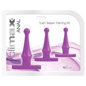Climax Anal Tush Teaser Training Kit-deep Purple
